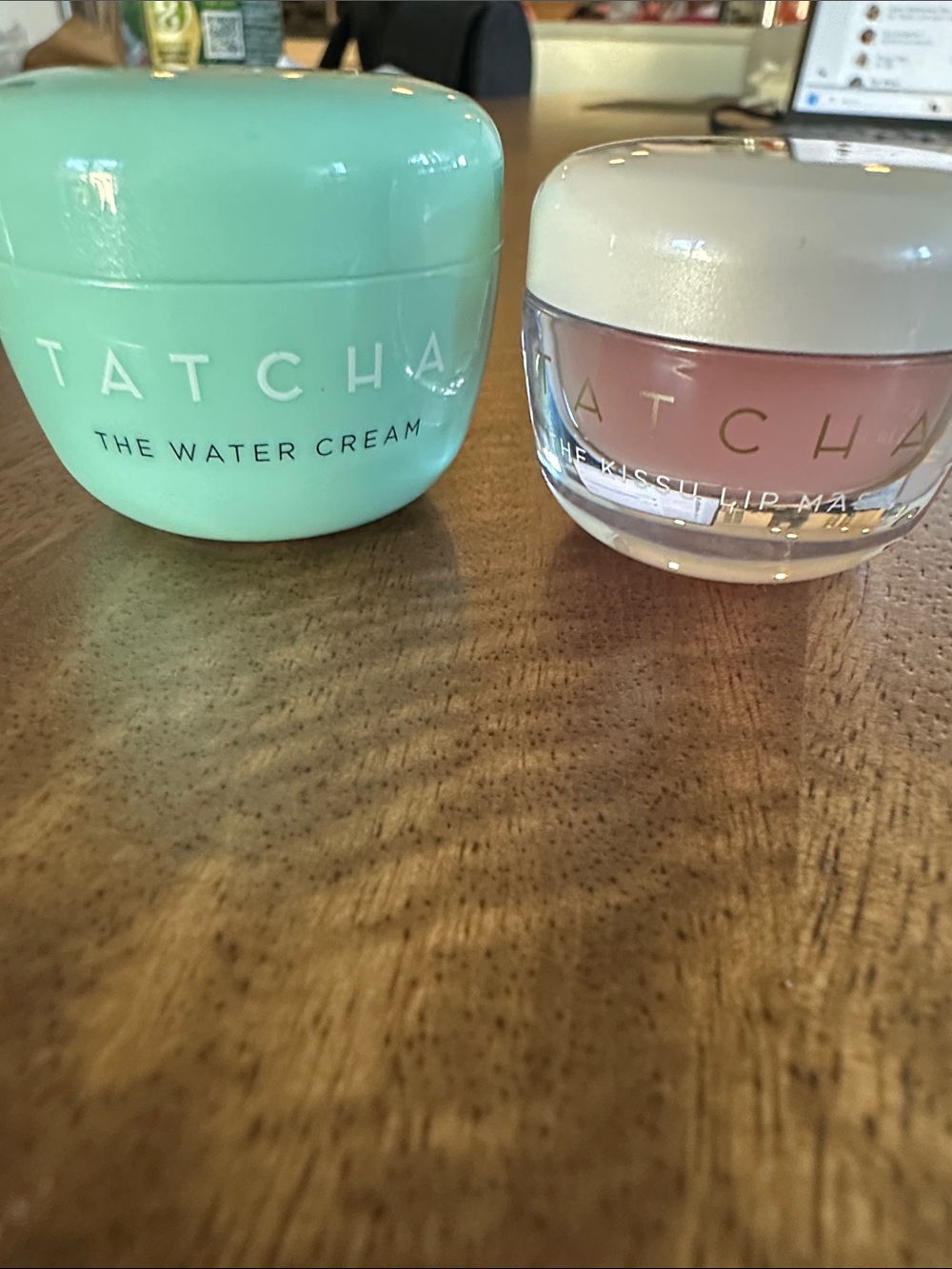 Tatcha Bundle - the Water Cream and Kissu Lip Mask - both new